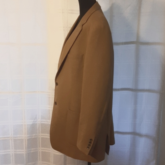Vintage Camel / tan wool sports coat EUC 44L - Picture 2 of 10
